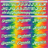 Custom Rainbow White-Grass Green Valentine's Day Gradient Pride Month Love Is Love Authentic Baseball Jersey