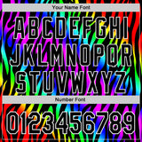 Custom Black White Valentine's Day Striped Pride Month Love Is Love Authentic Baseball Jersey