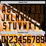 Custom Black Bay Orange-White 3D Pattern Design Foodie Funny Tacos Hockey Lace Neck Jersey