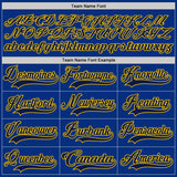 Custom Blue Navy Red Black Yellow-White 3D Abstract Pattern Graphic Cyber Mecha E-sport Hockey Lace Neck Jersey