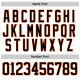Custom White Black Gray-Orange 3D Abstract Pattern Graphic Cyber Mecha E-sport Hockey Lace Neck Jersey