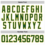 Custom White Green Red Black-Yellow 3D Abstract Pattern Graphic Cyber Mecha E-sport Hockey Lace Neck Jersey