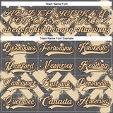 Custom Steel Gray City Cream-Brown 3D Pattern Tribal Indigenous Grunge Geometric Splash Hockey Lace Neck Jersey