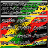 Custom Black Green Yellow Red-White 3D Pattern Design Black History Month Africa Tribal Authentic Baseball Jersey