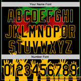 Custom Black Green Red-Gold 3D Pattern Design Black History Month Africa Tribal Authentic Baseball Jersey