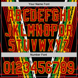 Custom Black Red Gold-Green 3D Pattern Design Black History Month Africa Tribal Authentic Baseball Jersey