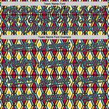 Custom White Crimson Yellow-Aqua 3D Pattern Design Black History Month Abstract Geometric Authentic Baseball Jersey