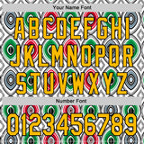 Custom White Gold Red Green-Black 3D Pattern Design Black History Month African Ethnicity Style Authentic Baseball Jersey