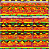 Custom Green Fire Red Light Yellow-Black 3D Pattern Design Black History Month African Ethnicity Style Abstract Geometric Authentic Baseball Jersey