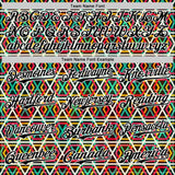 Custom Black Red Green Yellow-White 3D Pattern Design Black History Month African Ethnicity Style Abstract Geometric Authentic Baseball Jersey