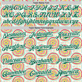 Custom White Kelly Green Yellow-Red 3D Pattern Design Black History Month African Ethnicity Style Authentic Baseball Jersey