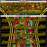 Custom Black Yellow Green-Red 3D Pattern Design Black History Month African Ethnicity Style Abstract Geometric Authentic Baseball Jersey