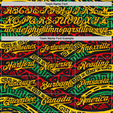 Custom Black Gold Red-Green 3D Pattern Design Black History Month African Ethnicity Style Abstract Geometric Authentic Baseball Jersey