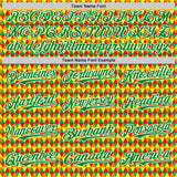 Custom Yellow Grass Green Red-White 3D Pattern Design Black History Month Abstract Geometric Authentic Baseball Jersey