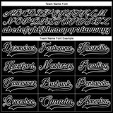 Custom Black Yellow-White 3D Pattern Plaid Hockey Jersey