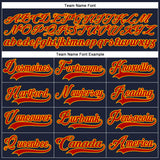 Custom Navy Red Blue Pea Green-Gold 3D Pattern Plaid Hockey Jersey