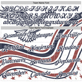 Custom White Blue-Red USA Eagle And Star Performance T-Shirt