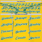 Custom Yellow Green-White Australian Performance T-Shirt