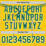 Custom Yellow Green-White Australian Performance T-Shirt