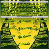 Custom Yellow Green Light Yellow-Black Australian Performance T-Shirt