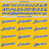 Custom Yellow Royal Red-White Romania Performance T-Shirt