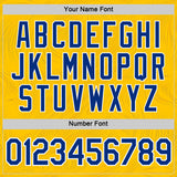 Custom Yellow Royal Red-White Romania Performance T-Shirt