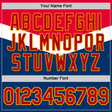 Custom Red White Blue-Gold Netherlands Performance T-Shirt