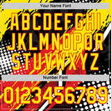 Custom Yellow Red Black-White Belgium Performance T-Shirt