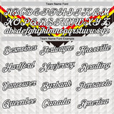 Custom White Red Yellow Black-Gray Germany Arrow Performance T-Shirt
