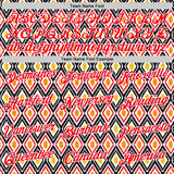 Custom White Fire Red Black-Yellow Germany Geometric Performance T-Shirt