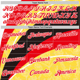 Custom Black Fire Red Yellow-White Germany Flower Performance T-Shirt