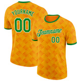 Custom Orange Grass Green-White Cote d'Ivoire Line Performance T-Shirt