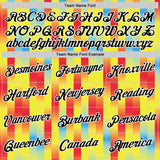 Custom Yellow Black Red Blue-White Ecuador Stripe Performance T-Shirt