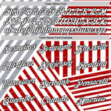 Custom White Red Gray-Black England Stripe Performance T-Shirt