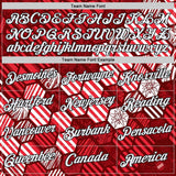 Custom Red White-Black Austria Hexagon Stripe Grunge Geometric Performance T-Shirt