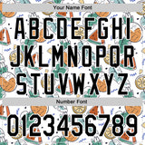 Custom White Black 3D Pattern Design Foodie Summer Fruits Authentic Baseball Jersey