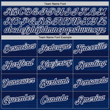 Custom Navy White-US Navy Blue Scotland Performance T-Shirt