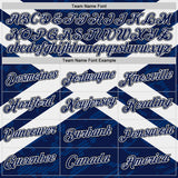 Custom Navy White Black-US Navy Blue Scotland Flag Performance T-Shirt