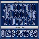 Custom Navy White-US Navy Blue Scotland Performance T-Shirt