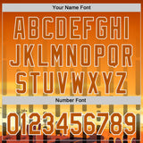 Custom Texas Orange Yellow Black-White Texas Sunset Southwest Landscape City Edition Authentic Baseball Jersey