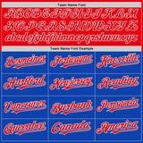 Custom Blue Fire Red-White Texas Flag City Edition Authentic Baseball Jersey