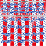 Custom Red Thunder Blue-White Texas Flag Stripe City Edition Authentic Baseball Jersey
