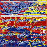 Custom Royal Red Yellow-White Spain Splash Performance T-Shirt