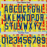 Custom Yellow Royal Red-Light Yellow Spain Abstract Performance T-Shirt