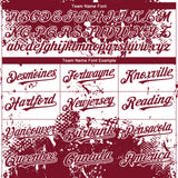 Custom Crimson White 3D Pattern Design Abstract Splatter Grunge Paint Authentic Baseball Jersey