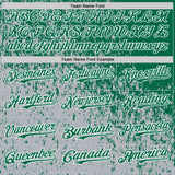 Custom Kelly Green Gray-White 3D Pattern Design Abstract Fragment Splatter Authentic Baseball Jersey