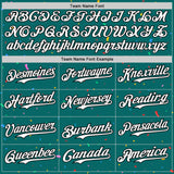 Custom Teal White-Black 3D Pattern Design Confetti Colorful Speckle Authentic Baseball Jersey