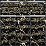 Custom Black Cream 3D Pattern Design Abstract Network Authentic Baseball Jersey