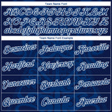 Custom Navy US Navy Blue-White 3D Pattern Maori Tribal Tattoo Performance T-Shirt