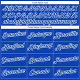 Custom Thunder Blue-White 3D Pattern Paint Splash Basketball Graffiti Style Performance T-Shirt